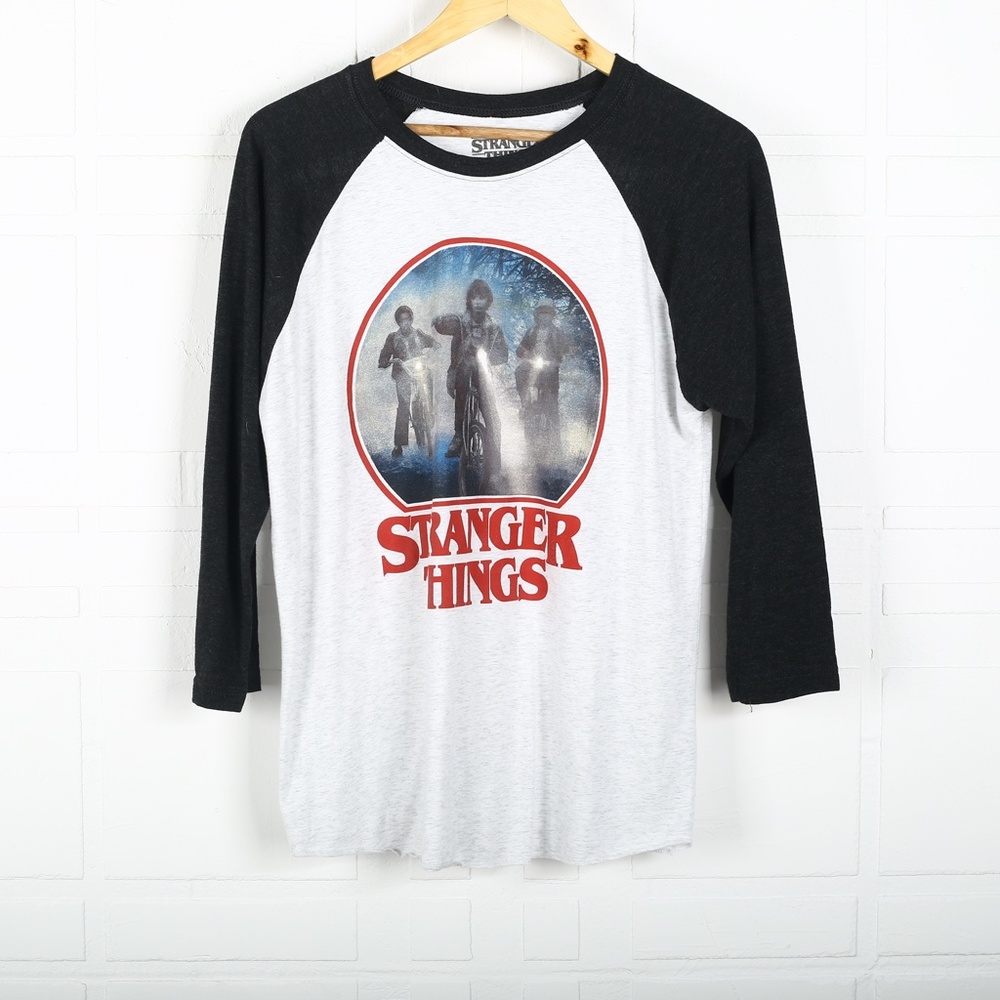 Stranger Things Night Ride Graphic Raglan Tee - Picture 5 of 5